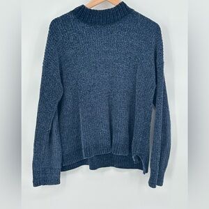 Time and Tru Dark Blue Women's Sweater Size XL Long Sleeve Round Neck Pullover